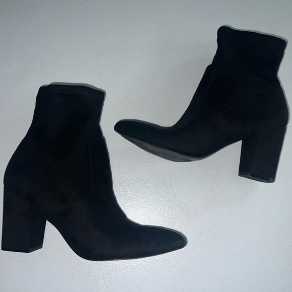 Steve Madden Elory Womens Black Block Heel Ankle Boots Booties Size 9m ELRY01S1 - Picture 9 of 11